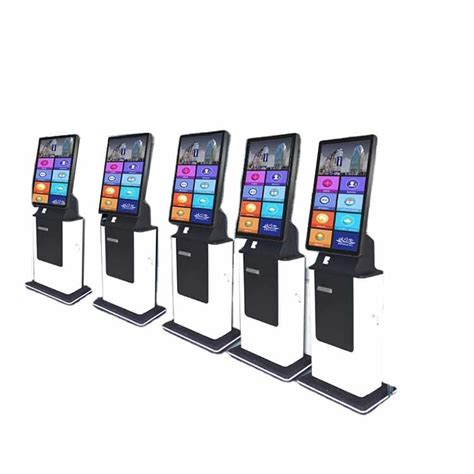 23 Inch Self Ordering Kiosk Touch Screen Scanner Self Order Pos System