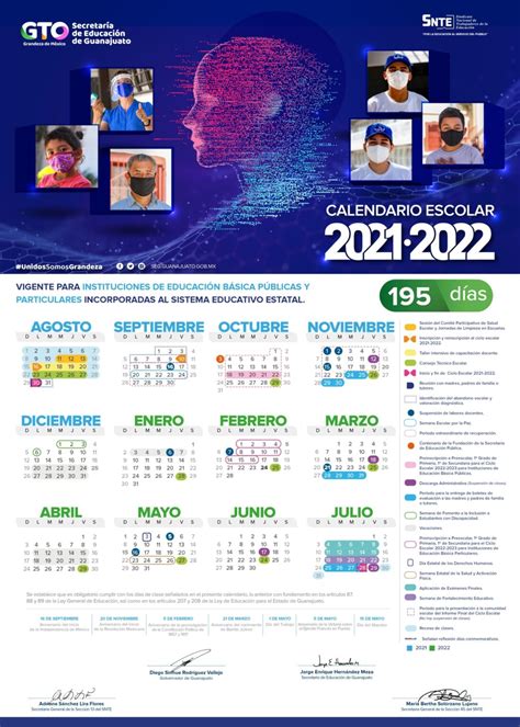 Calendario Escolar A Guanajuato En Pdf O Imagen Para