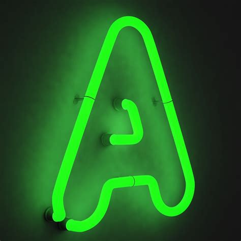 3d neon font