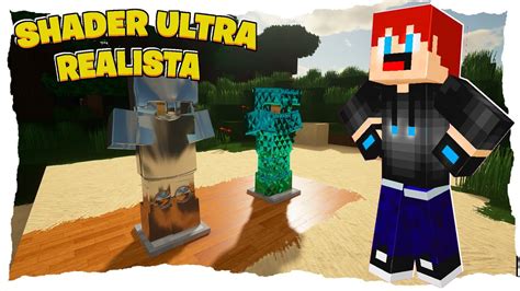 Shader Ultra Realista Para Minecraft Pe Youtube