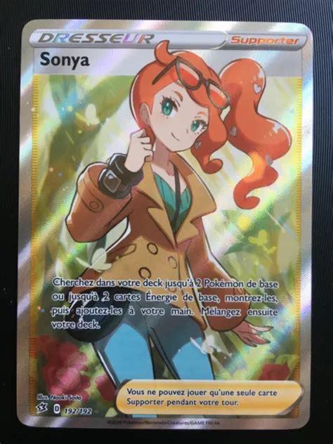 Sonya 192 192 clash des rebelles EB02 carte Pokémon