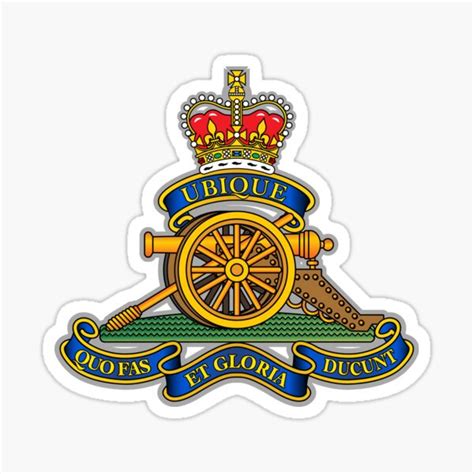 Royal Regiment Of Canadian Artillery Sticker For Sale By Woofang Redbubble