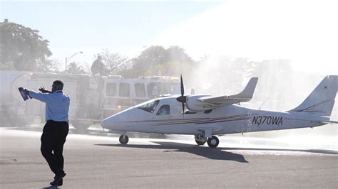 A Water Salute For Our New Tecnam P2006t 🛩️🛩️ New Multi Engine