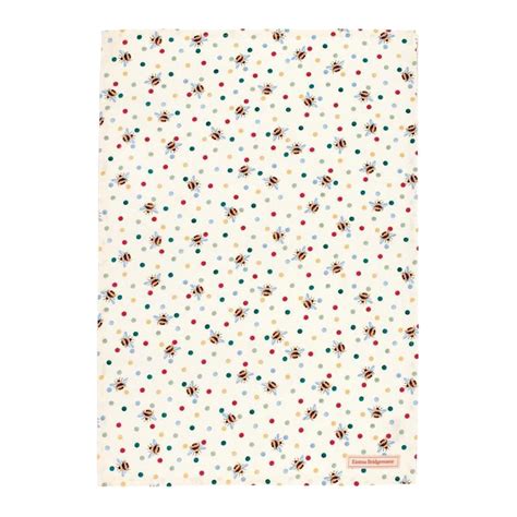 Buy The Emma Bridgewater Bumblebee And Polka Dot Tea Towel Online The