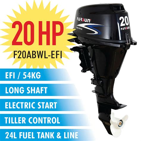 Hp Efi Parsun Outboard Motor Stroke Long Shaft Electric Start