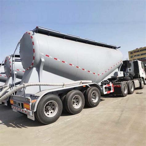 Cimc Tri Axle Pneumatic Powder Dry Bulk Cement Tanker For Sale