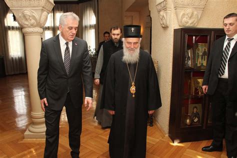 President of Serbia meets with Serbian Patriarch | Serbian Orthodox ...