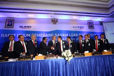 FOTO RUPSLB Bank BTN Rombak Jajaran Direksi