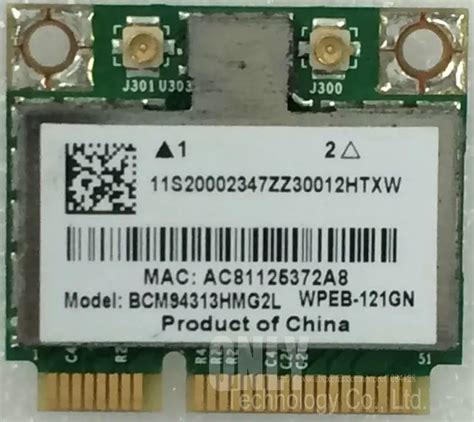 Ssea For Broadcom Bcm94313hmg2l Bcm4313 Half Mini Pci E Wlan Card For