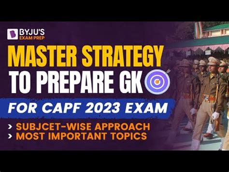 CAPF AC Exam 2023 Master Strategy To Score Maximum In GK Of CAPF AC