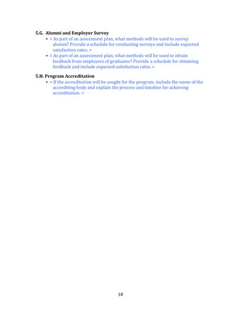 New Degree Program Proposal Template In Word And Pdf Formats Page