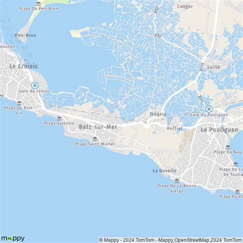 Map Batz Sur Mer Map Of Batz Sur Mer And Practical Information