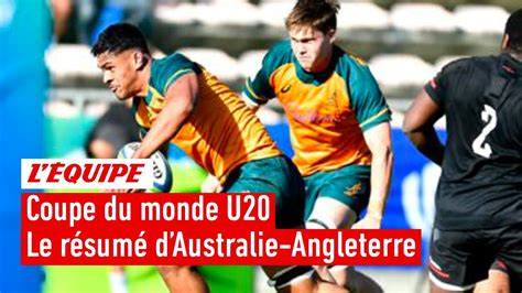 Coupe Du Monde U L Australie Et L Angleterre Se Quittent Sur Un