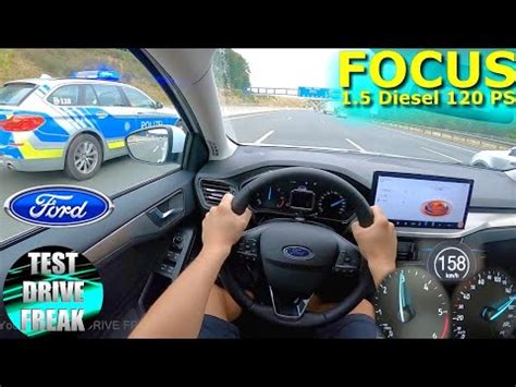 2022 Ford Focus Turnier 1 5 EcoBlue 120 PS TOP SPEED AUTOBAHN DRIVE POV