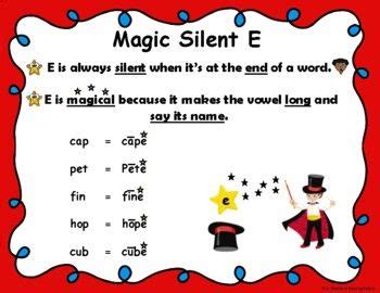 Magic Silent E Poster Or Anchor Chart Orton Gillingham Aligned Anchor