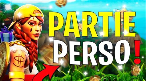 LIVE FORTNITE FR PARTIE PERSO DÉFILÉ DE MODE JACK A DIT CODE