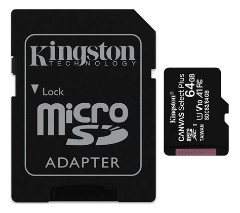 Memoria Micro Sd Kingston Canvas Select Plus Clase Gb Mbs