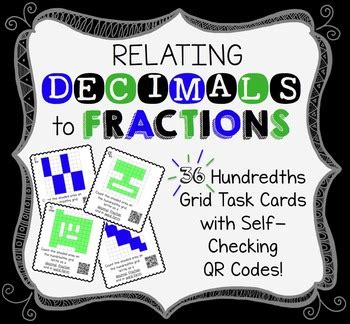 Math Test Prep Relating Decimals And Fractions Tpt