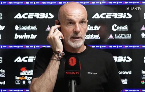 Pioli Insists Milan Are Together Positive And Determined Despite