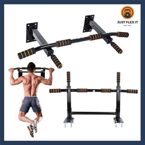 Heavy Duty Pull Up Bar Pull Wall Mounted Chin Up Dip Fitness Bar Bod, Sports Equipment, Other ...