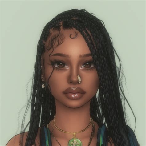 Pin By Ashley Talton On Briaded Ponytail Cc In 2023 Sims 4 Curly