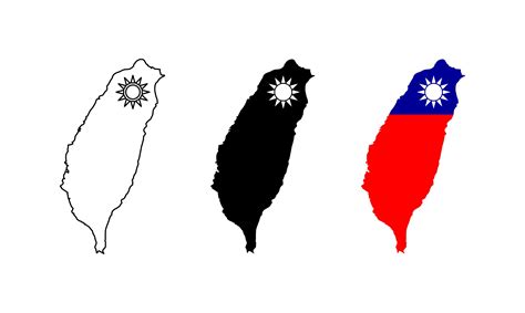 Taiwan Map Free Vector Art | Frebers