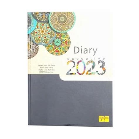 Hard Bound Printed Paper Executive Diary For Office Paper Size A5 At