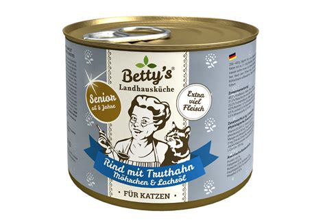 Bettys Landhausküche Katzenfutter für Senioren Futtertraum ch