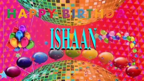 Two 80s Style Songs 🎂 Happy Birthday Ishaan 🎈 French Parisian Accent