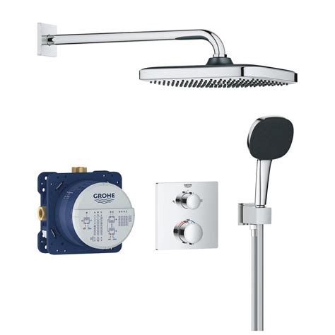 GROHE Precision Thermostat Podtynkowy Zestaw Prysznicowy Z