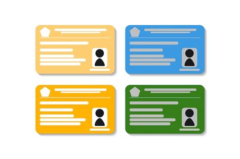 Cédula De Identidad Vector Premium