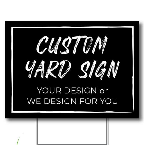 Personalized Yard Signs Etsy