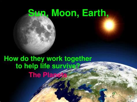 PPT - Sun, Moon, Earth, PowerPoint Presentation, free download - ID:6434034