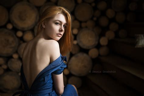 Wallpaper Women Blonde Long Hair Dress Fashion Back No Bra