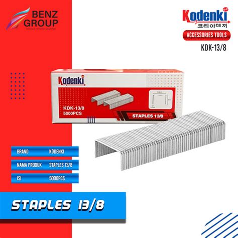 Jual Isi Staples 13 8 8mm Tembakan Tangan R23 Isi Gun Tacker 5000