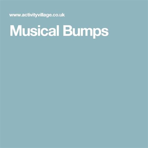 Musical Bumps | Musicals, Bump, Party