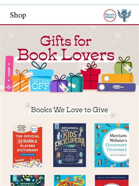 Merriam Webster 20 OFF Gifts For Book Lovers Milled