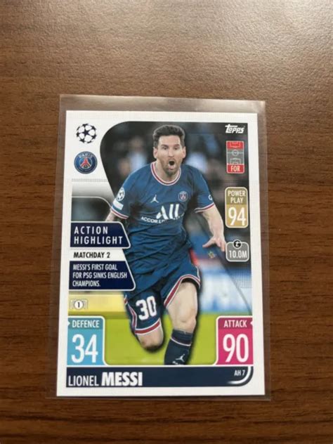 Topps Match Attax Champions League Extra Ah Lionel Messi Eur