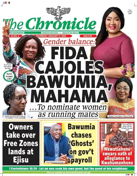 Ghana Today S Newspaper Headlines Thursday January 11 2023