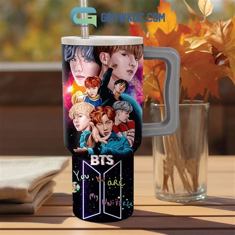 BTS My Universe Fan Army 40oz Tumbler Growkoc