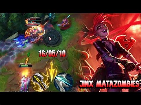 El Mejor Adc Para Carrear Como Jugar Jinx S Jinx Matazombies