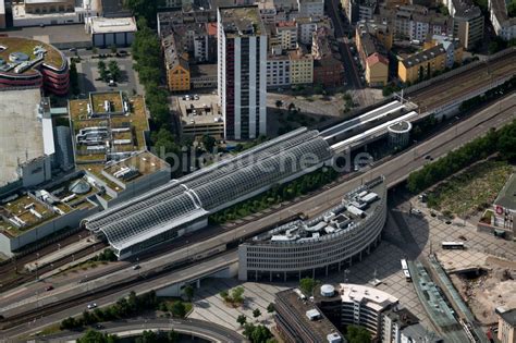 Luftaufnahme Ludwigshafen Am Rhein Hauptbahnhof Der Deutschen Bahn In