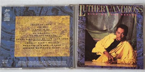 Luther Vandross Give Me The Reason Manufactured In Japan Cd