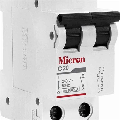 Micron Double Pole DP MCB At Rs 440 Piece Ahmedabad ID 27526155030