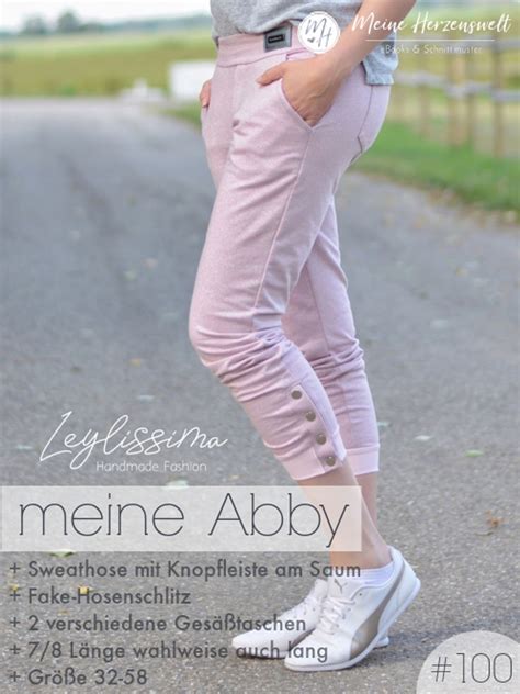 Schnittmuster N Hanleitung Hose Meine Abby Von Meine Herzenswelt