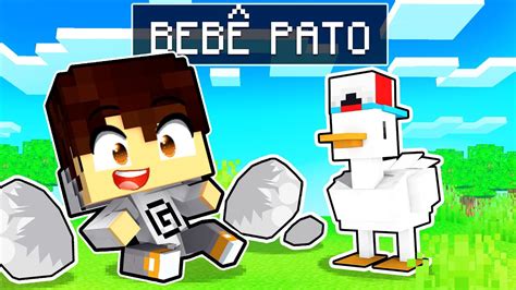 Nasci Como Um Beb Pato No Minecraft Youtube