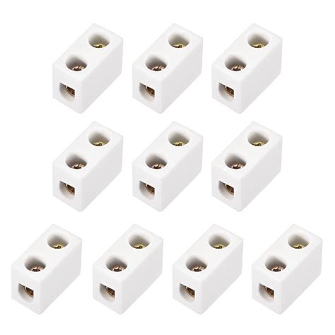 1 Way Ceramics Terminal Blocks High Temp Porcelain Connectors 18 ...