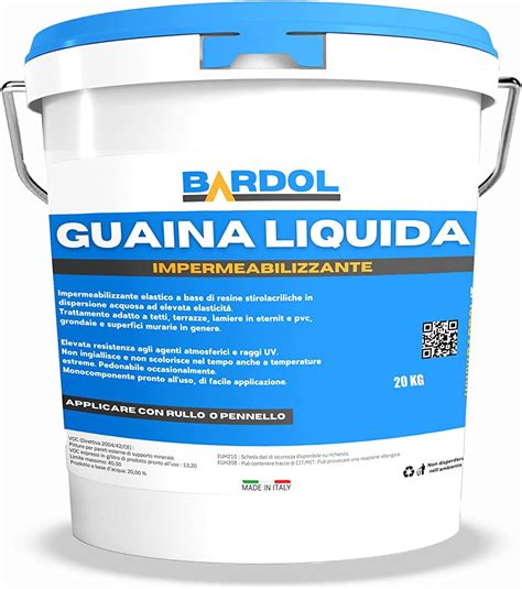 Guaina Liquida Impermeabilizzante Vari Colori Da Kg Kg