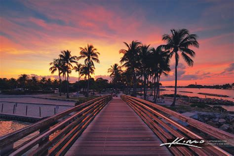 Bridge To Paradise Jupiter Florida Dubois Park Glorious Sunset Hdr Photography By Captain Kimo