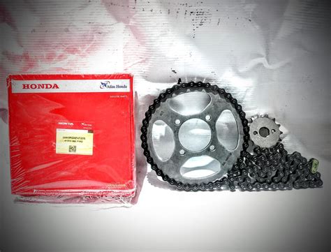 CHAIN SPROCKET KIT CD 70 70 DREAM ATLAS HONDA GENUINE MOTOPARTS